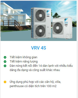 lắp đặt máy lạnh VRV 4S