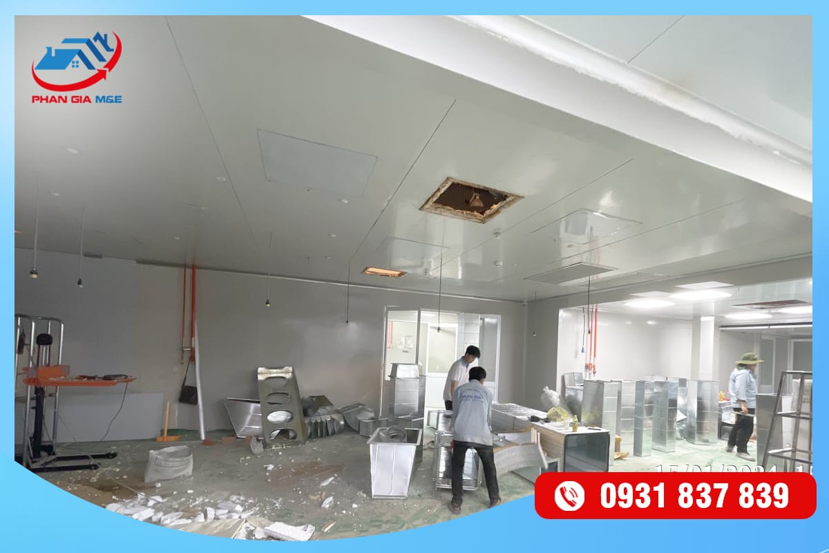 Phòng sạch sản xuất mỹ phẩm tại khu công nghiệp Long Hậu - Long An