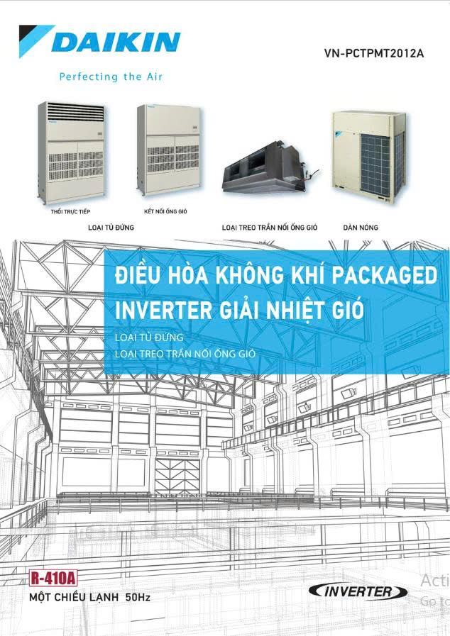 Điều hòa không khí Packaged Inverter (mẫu 2)