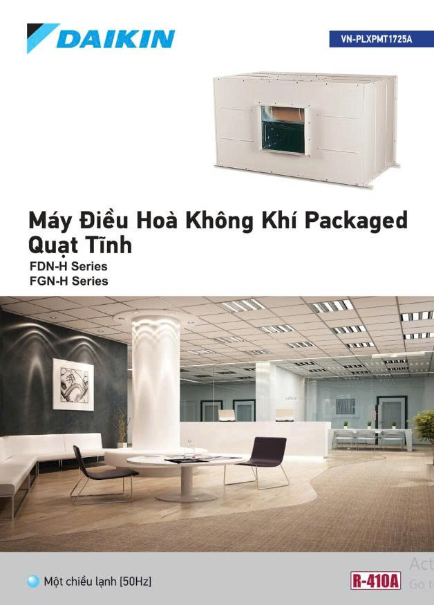 Máy điều hòa không khí Packaged – Quạt tĩnh