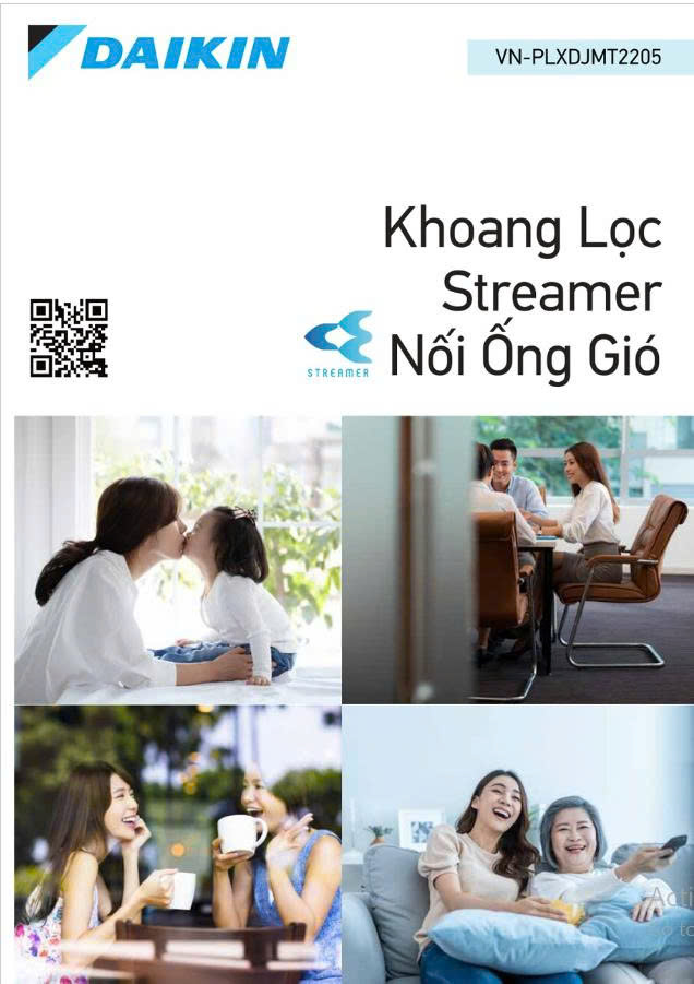 Khoang lọc streamer nối ống gió