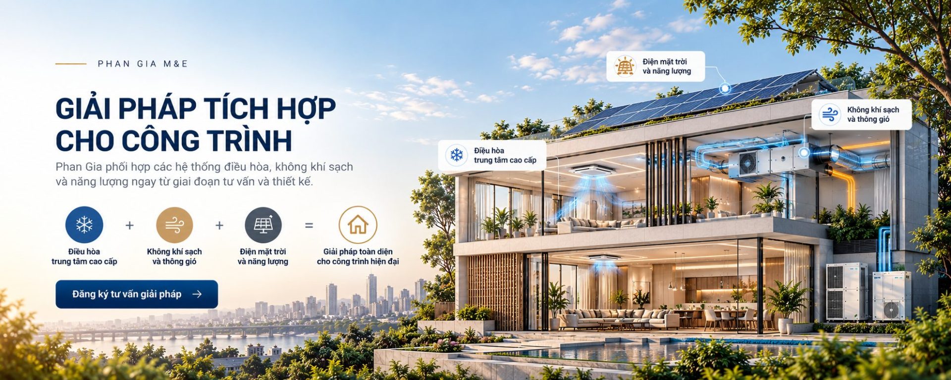 Giải pháp M&E tích hợp cho công trình hiện đại