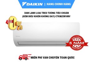 Dàn lạnh loại Treo tường Tiêu chuẩn (kèm Điều khiển không dây) CTKM25RVMV